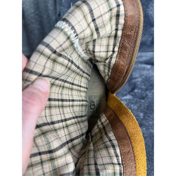 UGG Darcie Womens Tall Riding Boots Chestnut Brown Distressed Leather size 7 - Picture 10 of 10